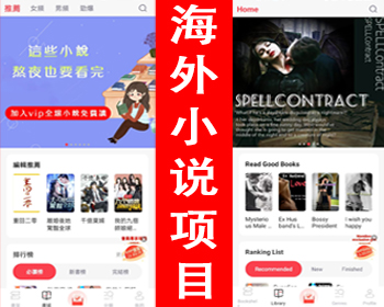 海外小说app开发国外小说平台网络文学出海小说系统
